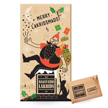 Bagsværd Lakrids Julekalender + GRATIS Plade Classic Lakrids - Gourmet-Butikken